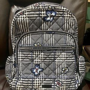 Vera Bradley twill Campus Backpack